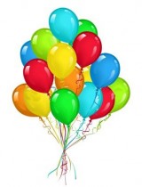 Mixed helium balloons