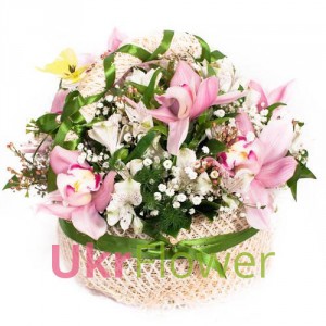 Happy birthday basket ― Ukrflower - flower delivery