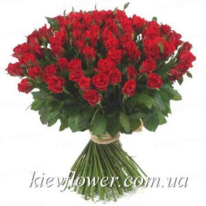 Sale - 101 red rose ― Ukrflower - flower delivery