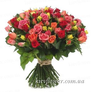 Bouquet "101 roses " ― Ukrflower - flower delivery