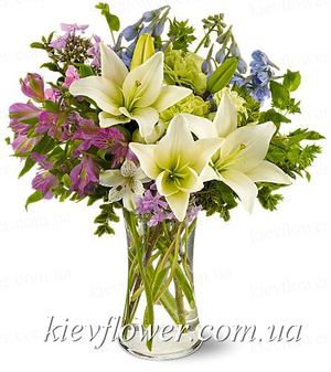 Bouquet "Spring Mix " ― Ukrflower - flower delivery