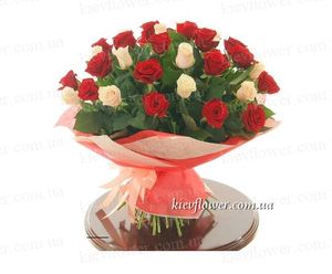 Bouquet of Roses "Duet "31 Roses ― Ukrflower - flower delivery