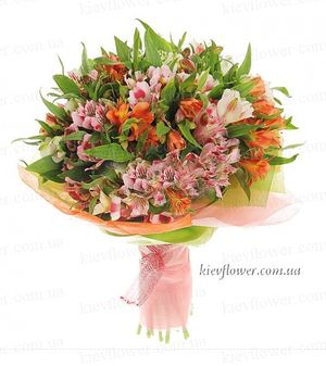 Bouquet alstromeriyay "Gloria " ― Ukrflower - flower delivery