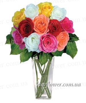 A bouquet of 11 roses "just because " ― Ukrflower - flower delivery