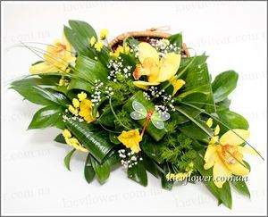 Flower Box "Indian Summer " ― Ukrflower - flower delivery