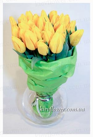 Yellow tulips ― Ukrflower - flower delivery