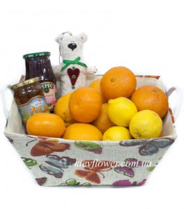 Basket "Be healthy!" ― Ukrflower - flower delivery