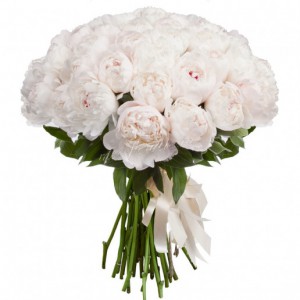 White peonies  ― Ukrflower - flower delivery