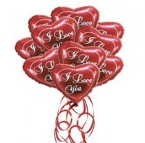 10 balloons "I love you"  ― Ukrflower - flower delivery