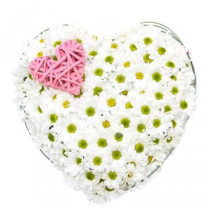 Camomile heart ― Ukrflower - flower delivery