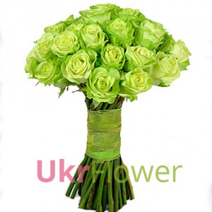 A bouquet of 25 roses ― Ukrflower - flower delivery