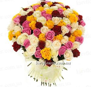 101 roses ― Ukrflower - flower delivery