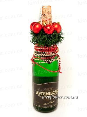 Decorated champagne 5 ― Ukrflower - flower delivery