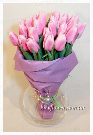 Pink tulips ― Ukrflower - flower delivery