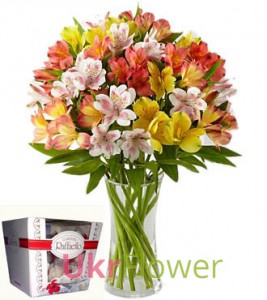 Bouquet Riviera + Rafaello ― Ukrflower - flower delivery